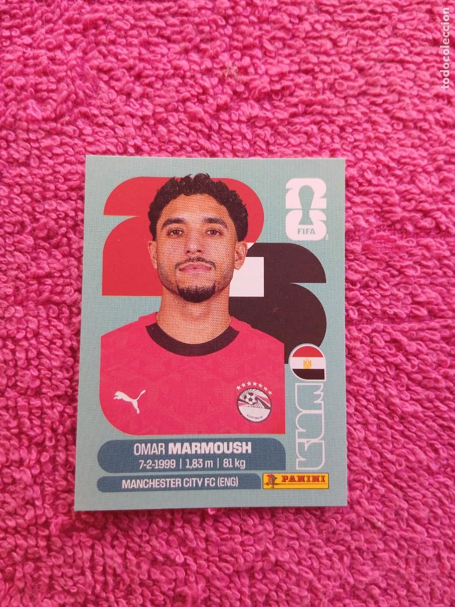 Cromos de f&uacute;tbol: FIFA World Cup 2026 Omar Marmoush egy 20 selecci&oacute;n de egipto egy20 panini 2026