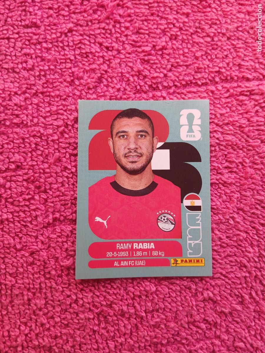 Cromos de f&uacute;tbol: FIFA World Cup 2026 ramy rabia egy 7 selecci&oacute;n de egipto egy7 panini 2026