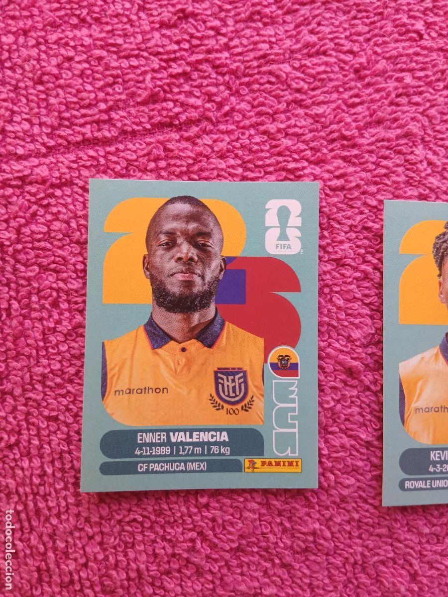 Cromos de f&uacute;tbol: FIFA World Cup 2026 enner valencia ecu 20 selecci&oacute;n de ecuador ecu20 panini 2026