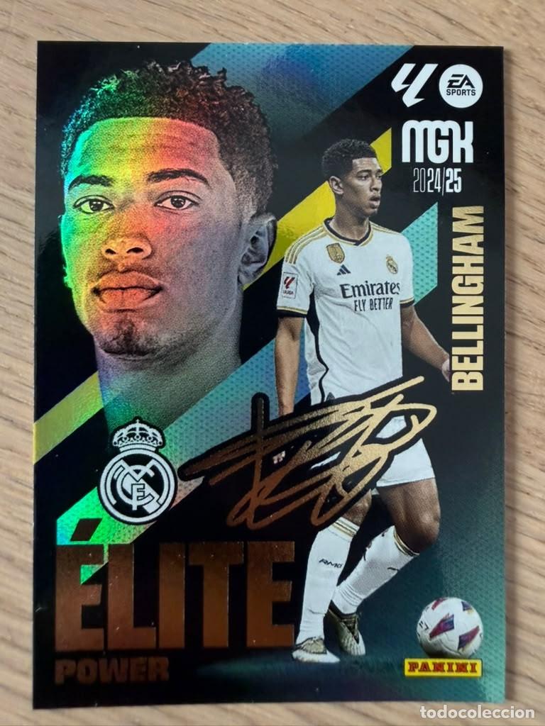 Cromos de f&uacute;tbol: P 1 P1 BELLINGHAM ELITE POWER REAL MADRID 24 25 2024 2025 LIGA EA SPORT PANINI MEGACRACKS MGK CARD