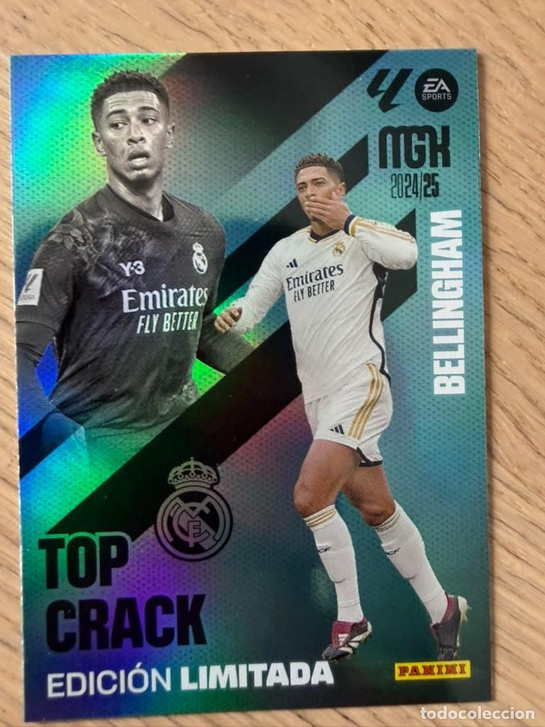 Cartes &agrave; collectionner de Football: BELLINGHAM TOP CRACK LIMITADA REAL MADRID 24 25 2024 2025 LIGA EA SPORT PANINI MEGACRACKS MGK CARD