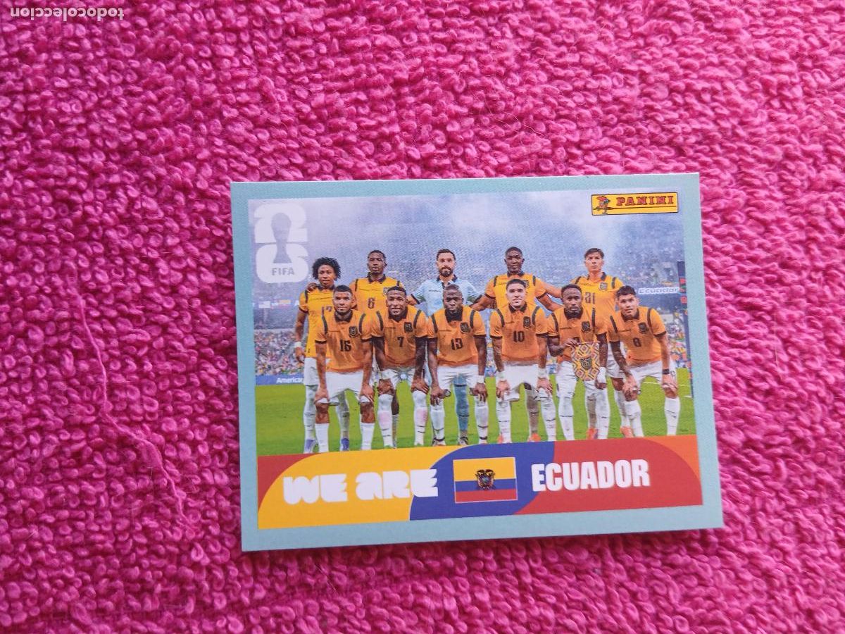 Cartes &agrave; collectionner de Football: FIFA World Cup 2026 alineaci&oacute;n ecu 13 equipo selecci&oacute;n de ecuador ecu13 panini 2026