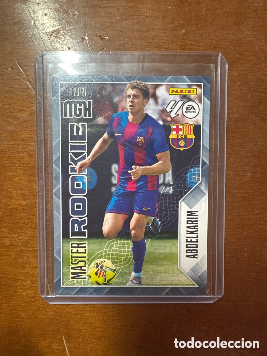 Cartes &agrave; collectionner de Football: 406 ABDELKARIM M&Aacute;STER ROOKIE MEGACRACKS 2026 2027 (MGK 26 27)