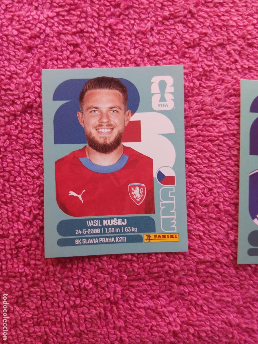 Football Stickers: FIFA World Cup 2026 vasil kusej cze 16 selecci&oacute;n de republica checa cze16 panini 2026