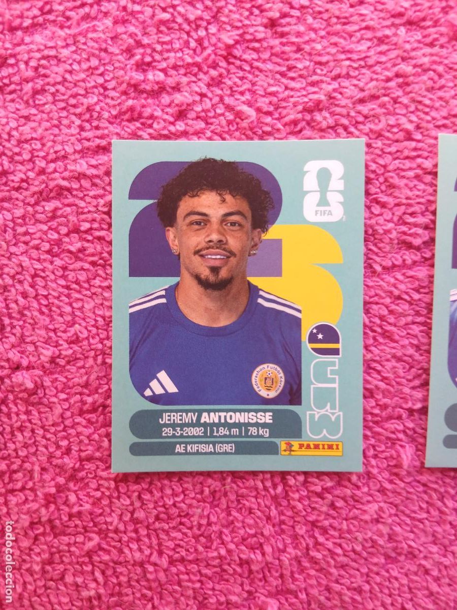 Cromos de Futebol: FIFA World Cup 2026 jeremy antonisse cuw 18 selecci&oacute;n de curazao cuw18 panini 2026