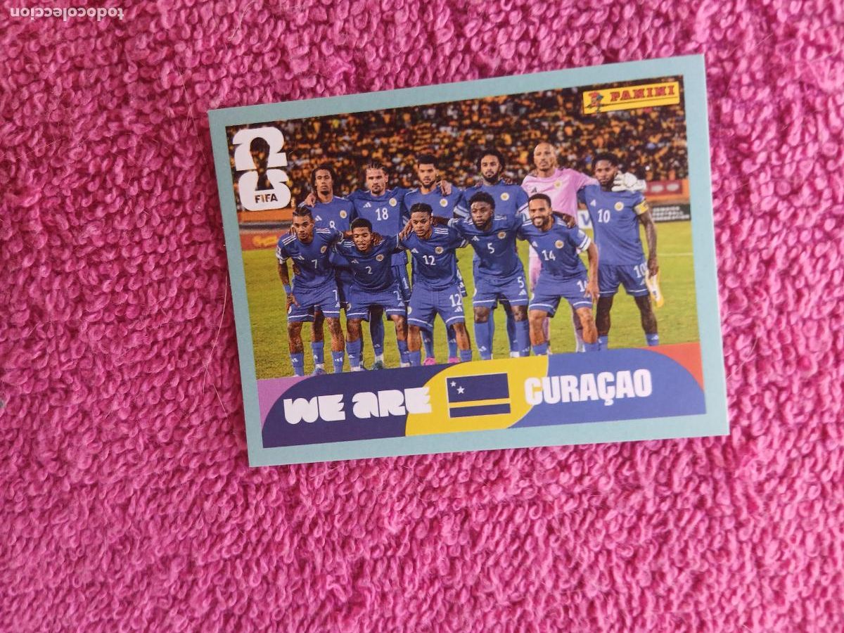 Cromos de f&uacute;tbol: FIFA World Cup 2026 equipo cuw 13 alineaci&oacute;n selecci&oacute;n de curazao cuw13 panini 2026