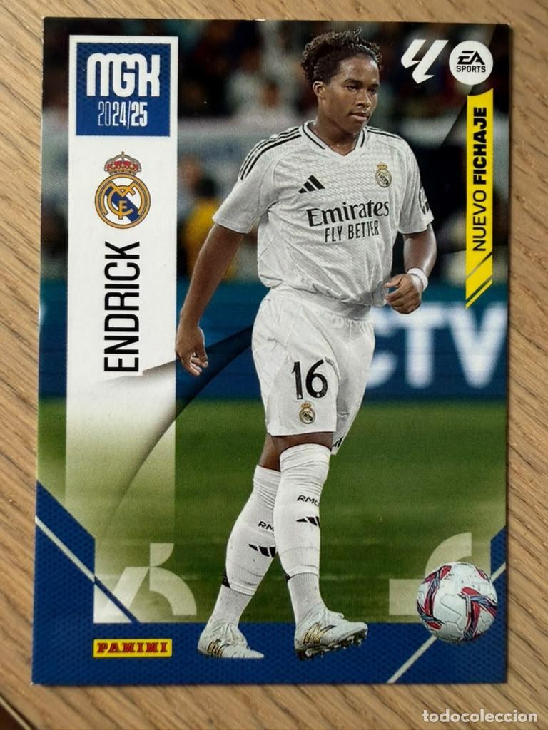 Cromos de f&uacute;tbol: 444 ENDRICK FICHAJE REAL MADRID 24 25 2024 2025 LIGA EA SPORT PANINI MEGACRACKS MGK CARD