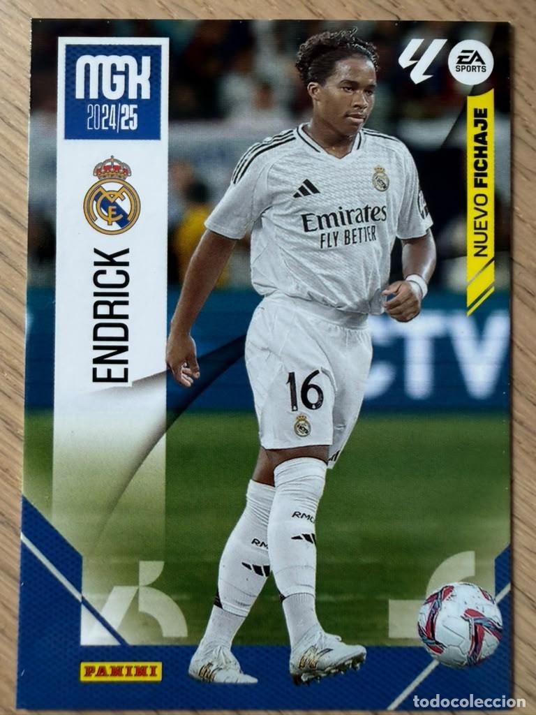 Cromos de f&uacute;tbol: 444 ENDRICK FICHAJE REAL MADRID 24 25 2024 2025 LIGA EA SPORT PANINI MEGACRACKS MGK CARD