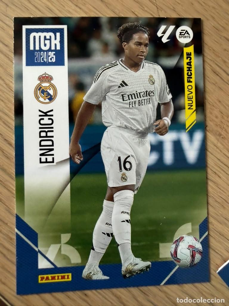 Cromos de f&uacute;tbol: 444 ENDRICK FICHAJE REAL MADRID 24 25 2024 2025 LIGA EA SPORT PANINI MEGACRACKS MGK CARD