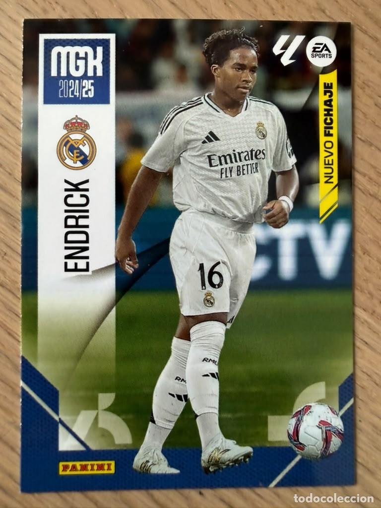 Cromos de f&uacute;tbol: 444 ENDRICK FICHAJE REAL MADRID 24 25 2024 2025 LIGA EA SPORT PANINI MEGACRACKS MGK CARD
