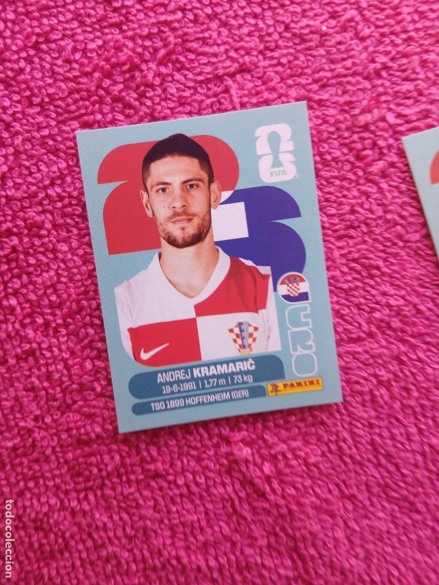 Cromos de f&uacute;tbol: FIFA World Cup 2026 Andrej Kramarić cro 19 selecci&oacute;n de croacia cro19 panini 2026