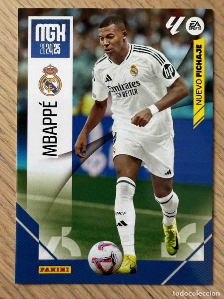 Cromos de f&uacute;tbol: 459 MBAPPE FICHAJE REAL MADRID 24 25 2024 2025 LIGA EA SPORT PANINI MEGACRACKS MGK CARD