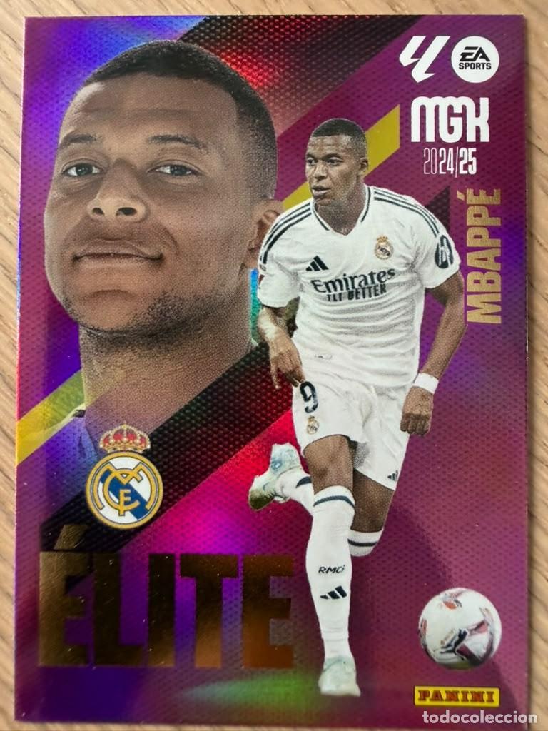 Figurine di Calcio: 498 MBAPPE ELITE REAL MADRID 24 25 2024 2025 LIGA EA SPORT PANINI MEGACRACKS MGK CARD