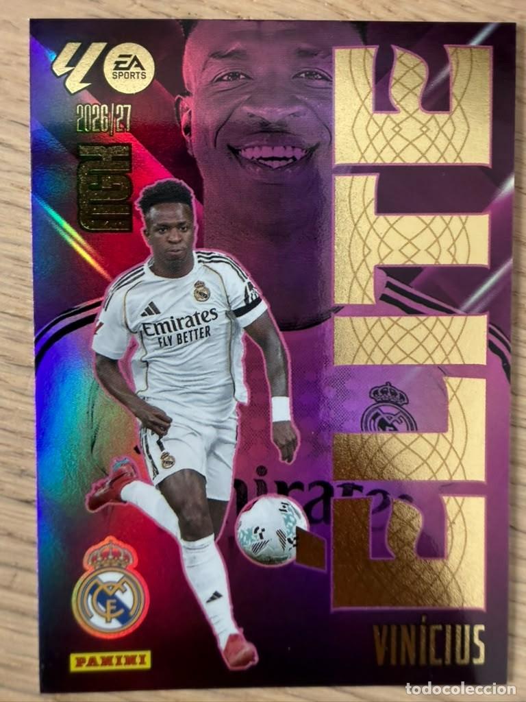 Fu&szlig;ball-Sticker: 18 VINICIUS ELITE REAL MADRID 26 27 2026 2027 LIGA EA SPORT PANINI MEGACRACKS MGK CARD