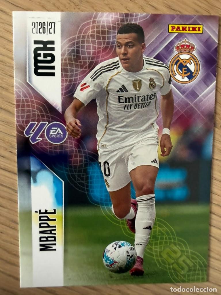 Fu&szlig;ball-Sticker: 232 MBAPPE REAL MADRID 26 27 2026 2027 LIGA EA SPORT PANINI MEGACRACKS MGK CARD