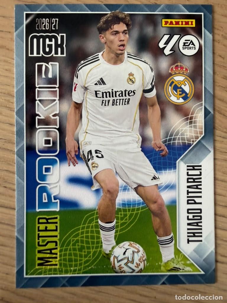 Cromos de f&uacute;tbol: 419 THIAGO PITARCH ROOKIE REAL MADRID 26 27 2026 2027 LIGA EA SPORT PANINI MEGACRACKS MGK CARD