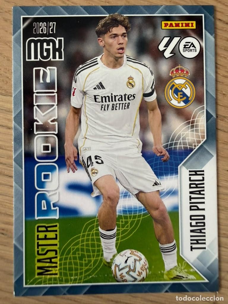 Cromos de f&uacute;tbol: 419 THIAGO PITARCH ROOKIE REAL MADRID 26 27 2026 2027 LIGA EA SPORT PANINI MEGACRACKS MGK CARD