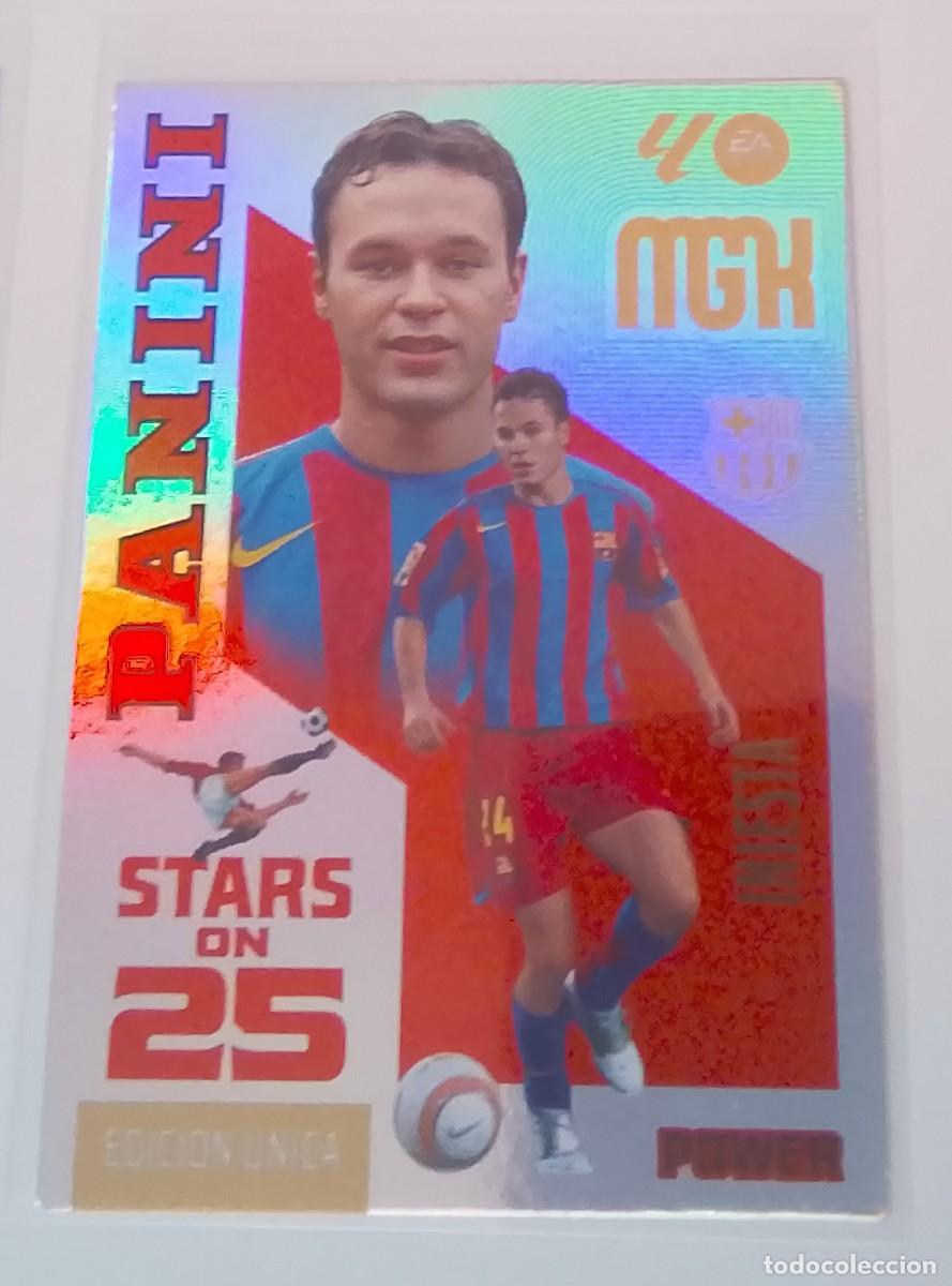 Figurine di Calcio: Megacracks mgk iniesta barcelona stars on 25 power edici&oacute;n unica