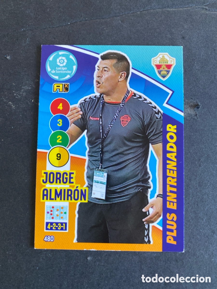 Figurine di Calcio: Cromo Adrenalyn liga 20/21 Plus entrenador N* 480