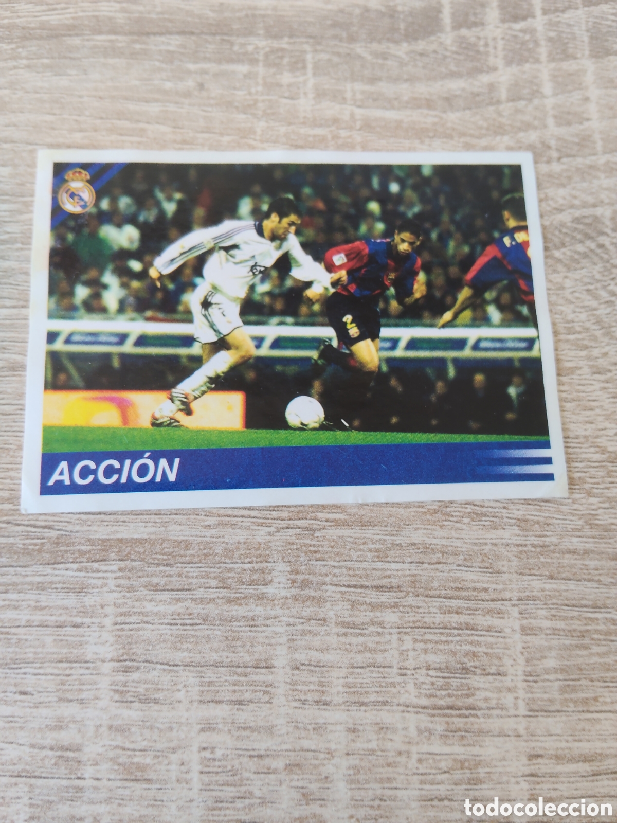 Figurine di Calcio: Panini Real Madrid liga 2000 2001 00 01 159 Ra&uacute;l acci&oacute;n