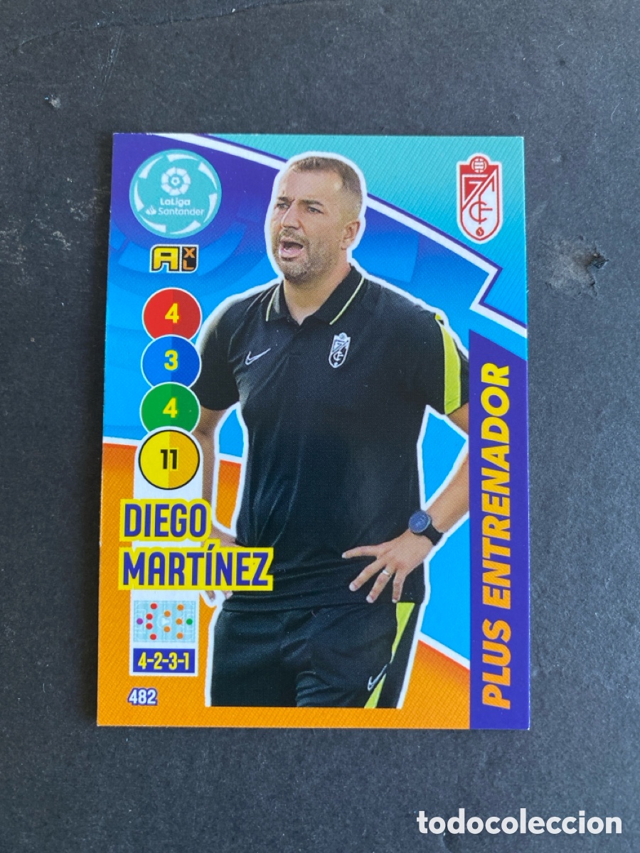 Figurine di Calcio: Cromo Adrenalyn liga 20/21 Plus entrenador N* 482