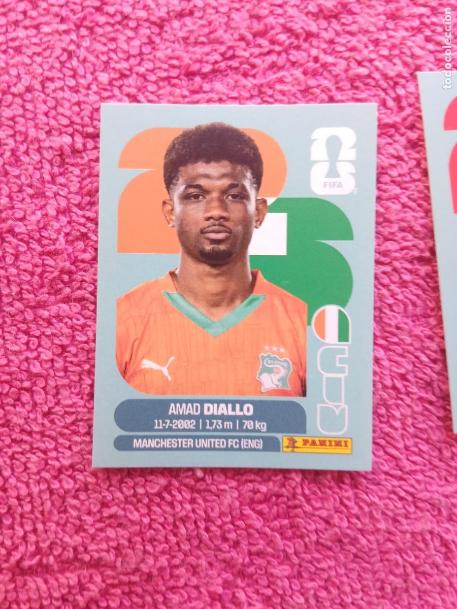 Figurine di Calcio: FIFA World Cup 2026 Amad Diallo civ 15 selecci&oacute;n de costa de marfil civ15 panini 2026