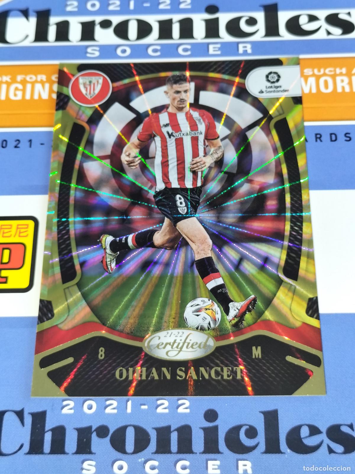 Figurine di Calcio: N&ordm; 141 OHIAN SANCET ATHLETIC CLUB BILBAO GOLD CARD CHRONICLES LA LIGA SOCCER 2021 2022 21 22 PANINI