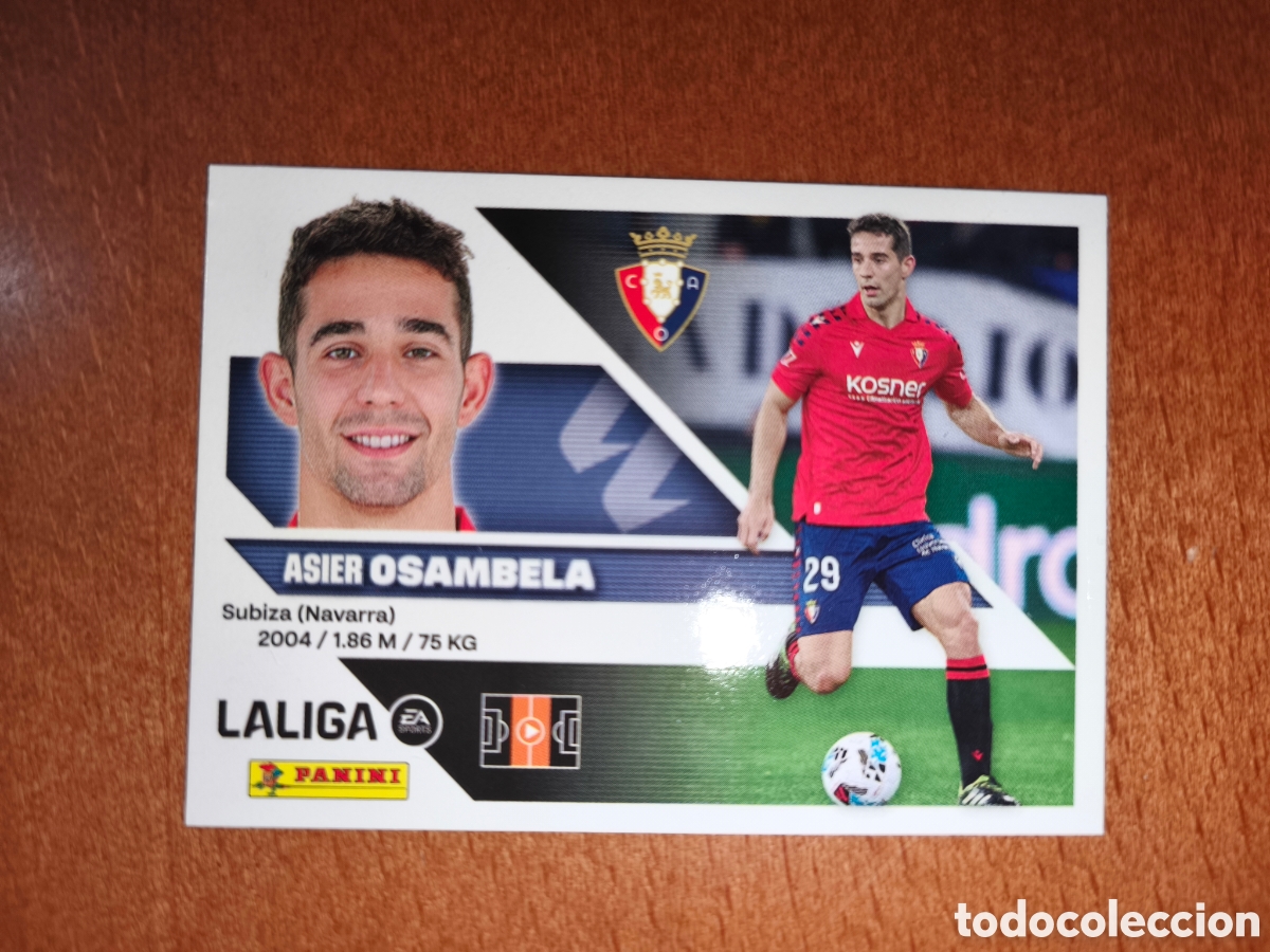 Cromos de Futebol: Osambela n&deg;10 liga este 26/27 Osasuna