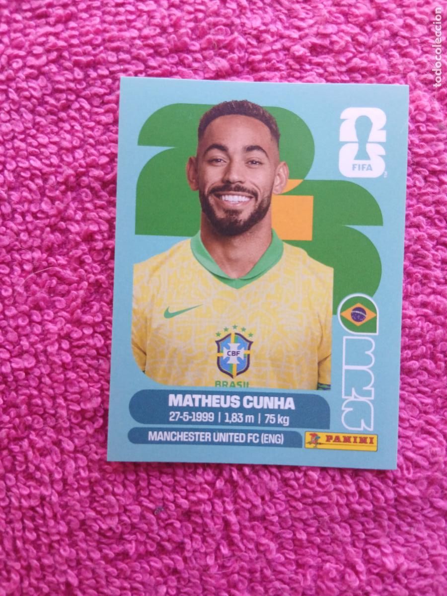 Cromos de Futebol: FIFA World Cup 2026 matheus cunha bra 17 selecci&oacute;n de brasil bra17 panini 2026