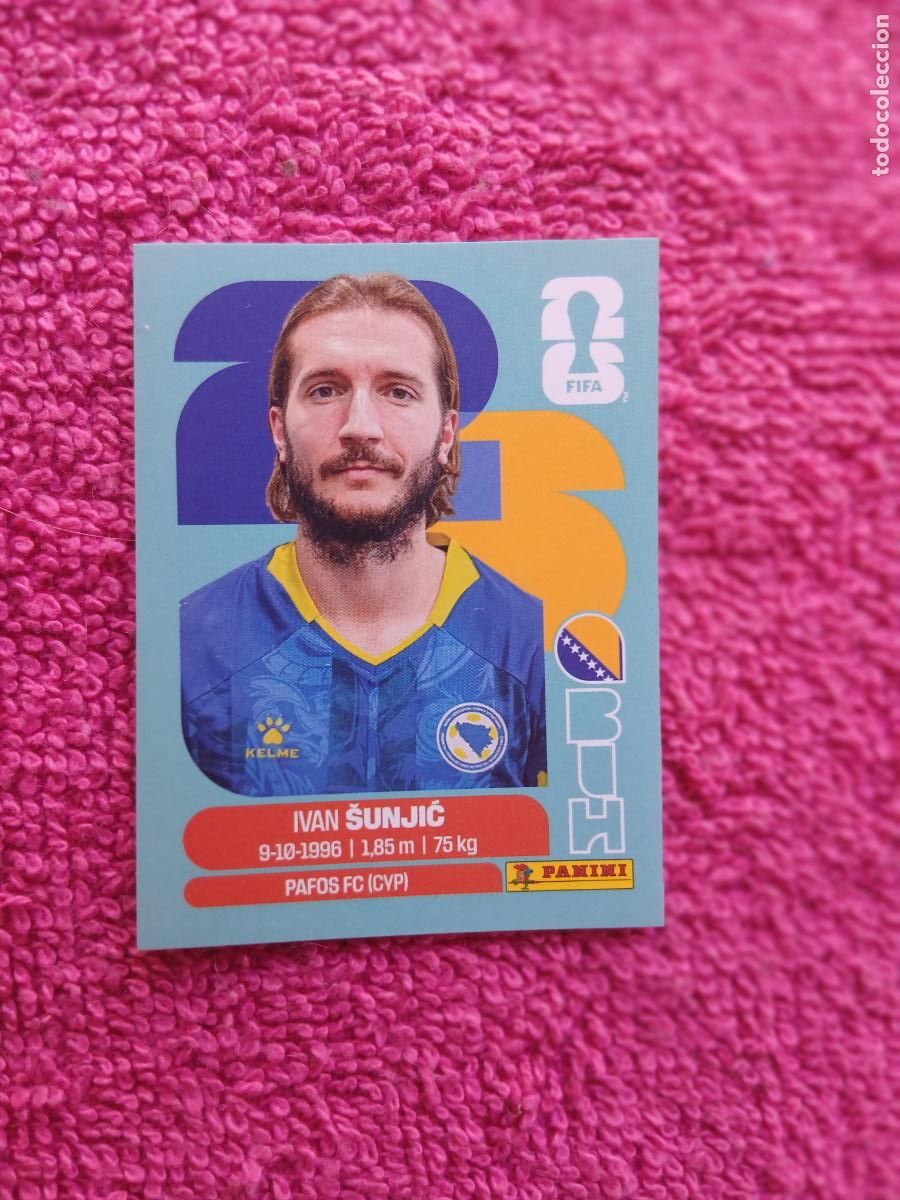 Cromos de Futebol: FIFA World Cup 2026 ivan sunjic bih 11 selecci&oacute;n de Bosnia y Herzegovina bih11 panini 2026