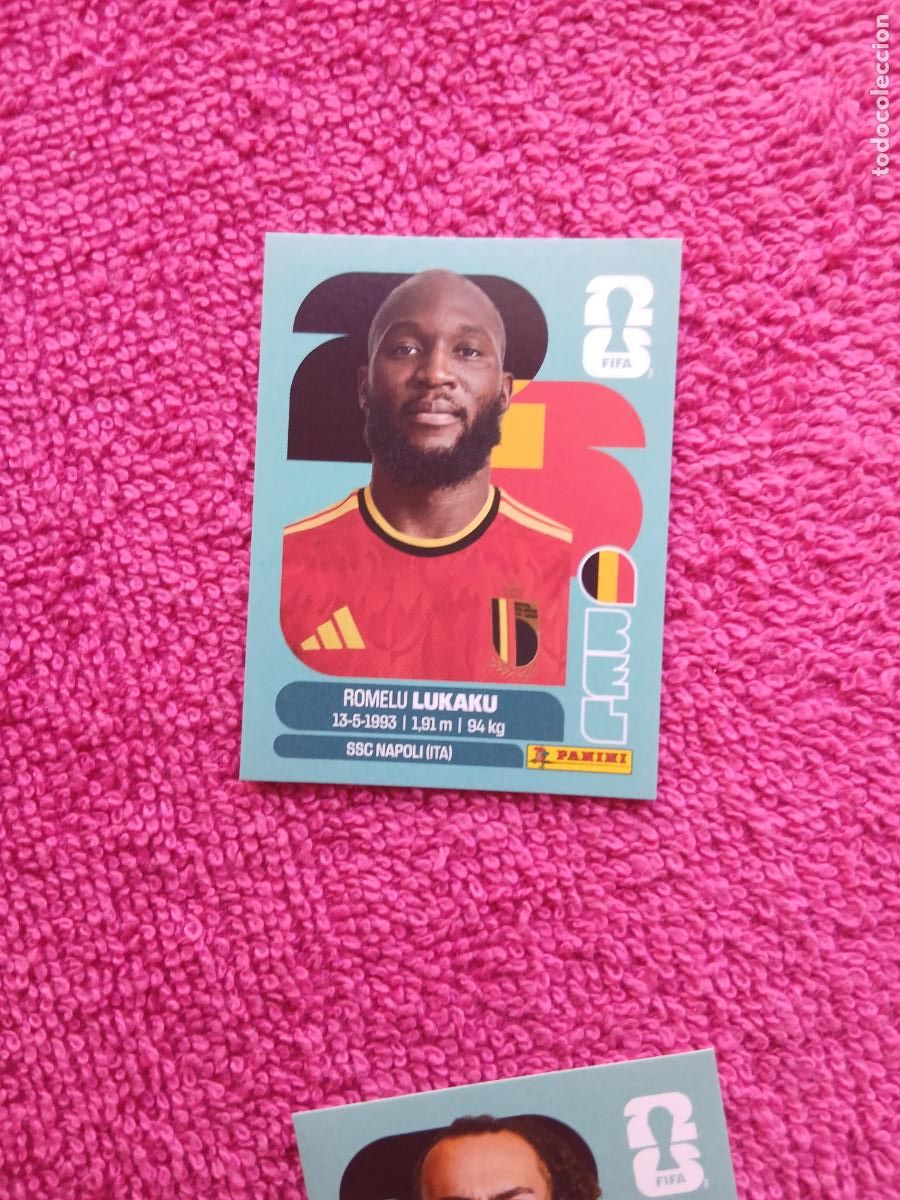 Fu&szlig;ball-Sticker: FIFA World Cup 2026 romelu lukaku bel 20 selecci&oacute;n de b&eacute;lgica bel20 panini 2026