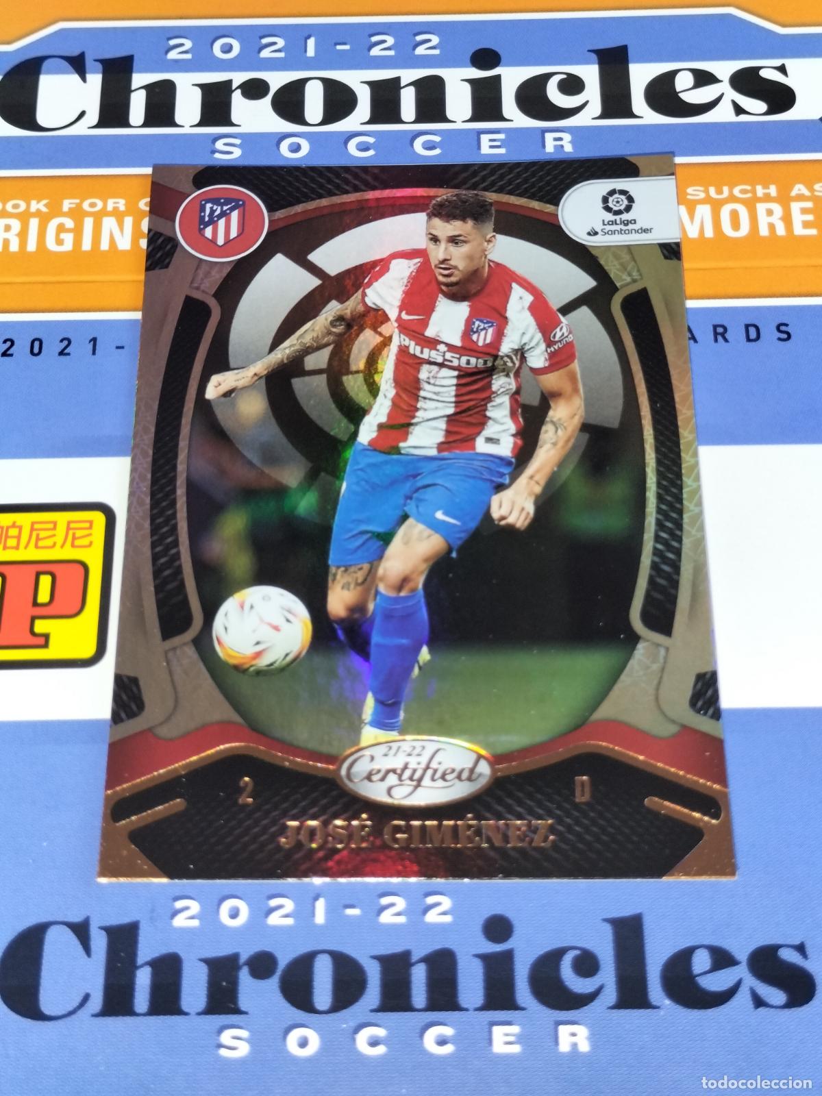 Fu&szlig;ball-Sticker: N&ordm; 143 JOSE GIMENEZ ATLETICO DE MADRID CARD CHRONICLES LA LIGA SOCCER 2021 2022 21 22 PANINI