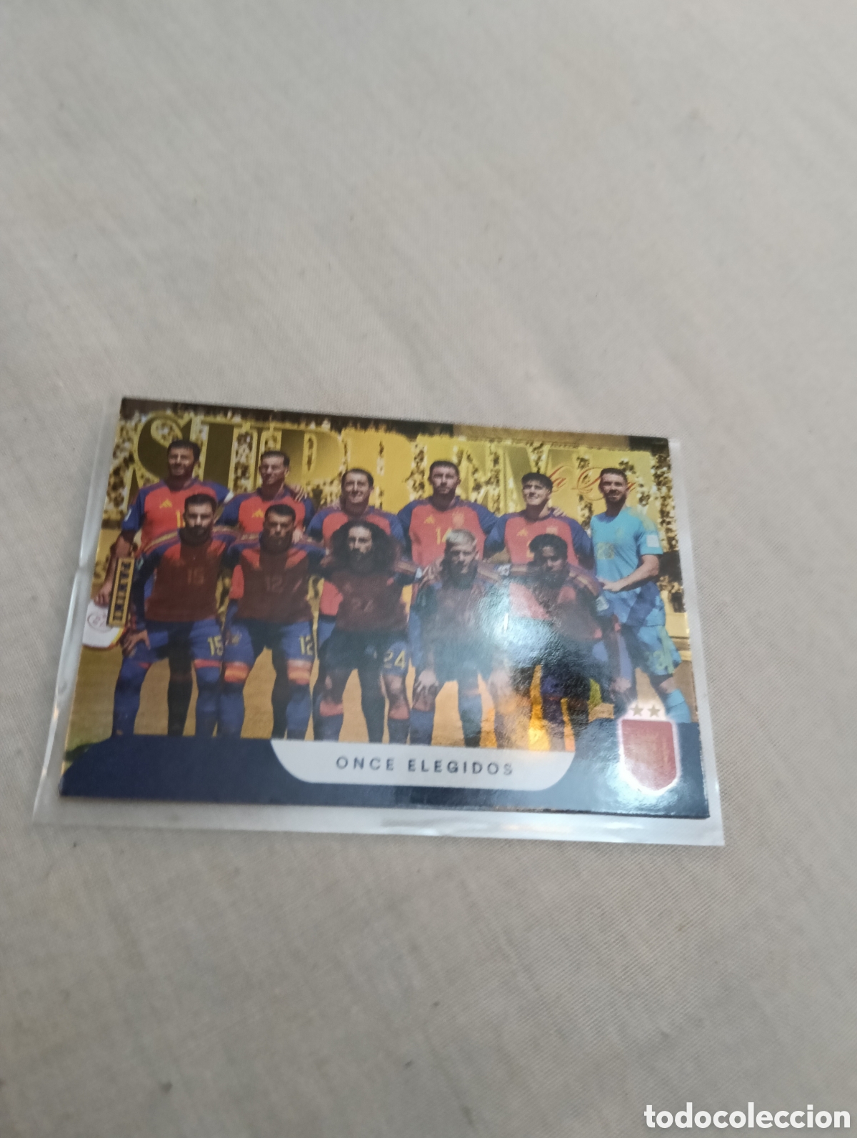 Fu&szlig;ball-Sticker: Carta de la colecci&oacute;n Pasi&oacute;n por Espa&ntilde;a