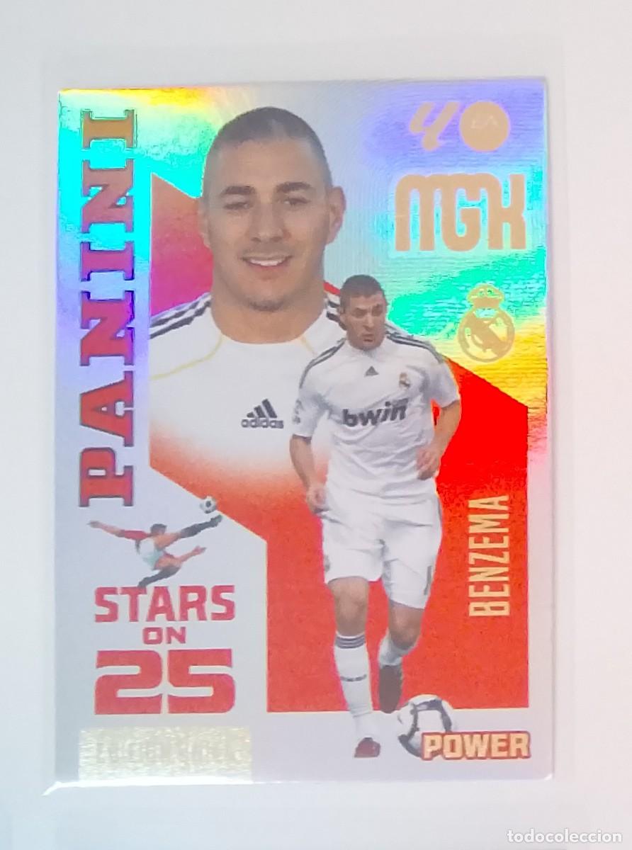 Fu&szlig;ball-Sticker: Megacracks mgk Benzema real Madrid stars on 25 power edici&oacute;n unica