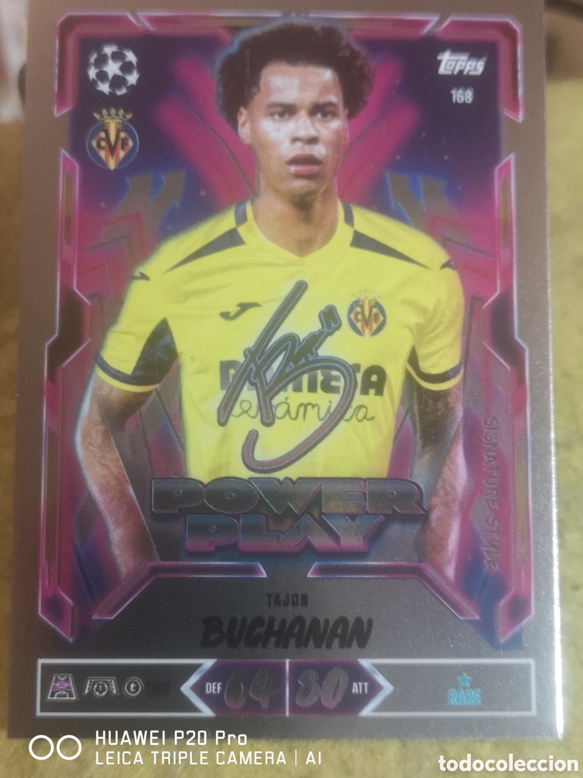 Fu&szlig;ball-Sticker: MATCH ATTAX 2026 27 POWER PLAY BUCHANAN 168 - VILLARREAL