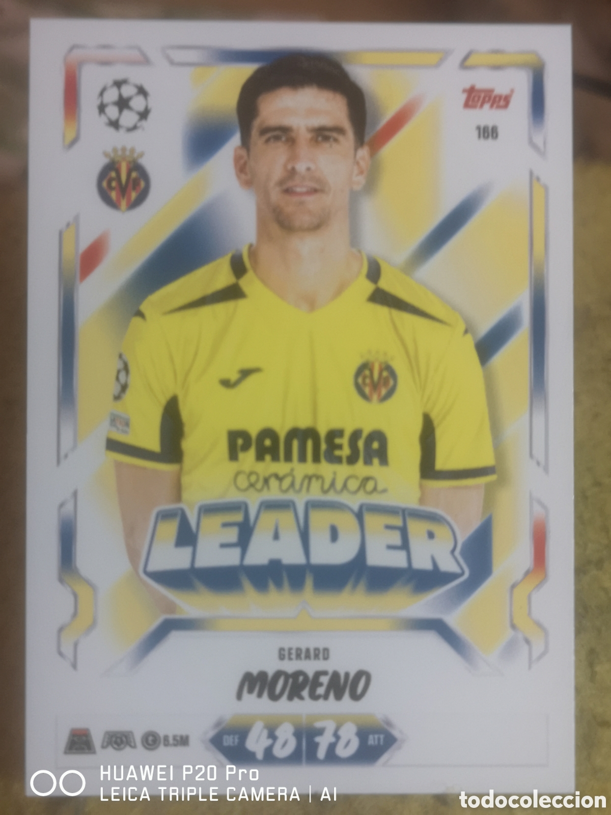 Fu&szlig;ball-Sticker: MATCH ATTAX 2026 27 GERARD MORENO 166 - VILLARREAL