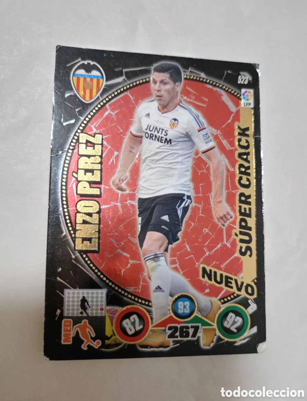 Cromos de f&uacute;tbol: Cromo Nuevo super crack Enzo P&eacute;rez Valencia Adrenalyn liga 2014 2015 14 15