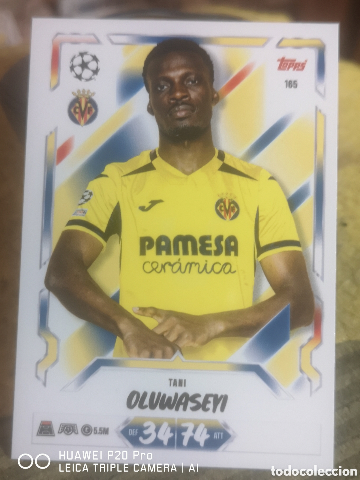 Football Stickers: MATCH ATTAX 2026 27 OLUWASEYI 165 - VILLARREAL