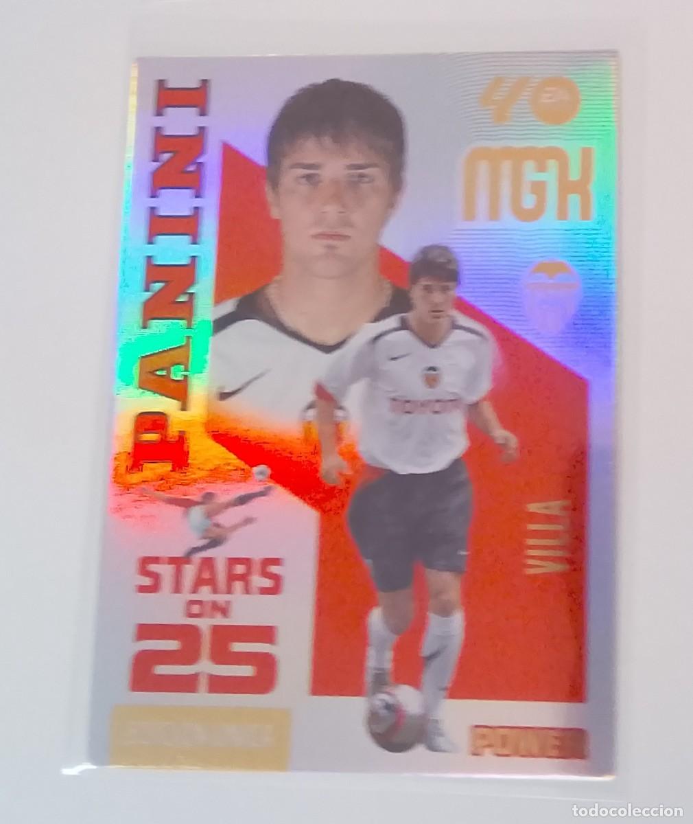 Football Stickers: Megacracks mgk villa valencia stars on 25 power edici&oacute;n unica