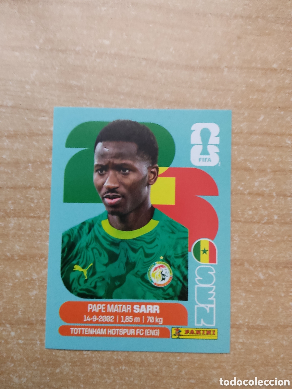 Football Stickers: 10 PAPE MATAR SARR SENEGAL FIFA WORLD CUP 2026