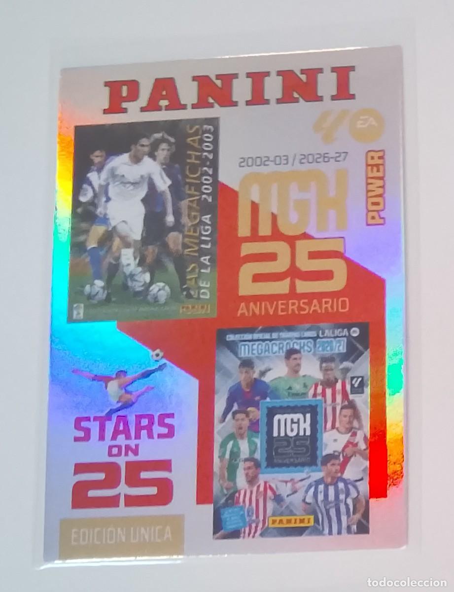Football Stickers: Megacracks mgk 25 aniversario stars on 25 power edici&oacute;n unica