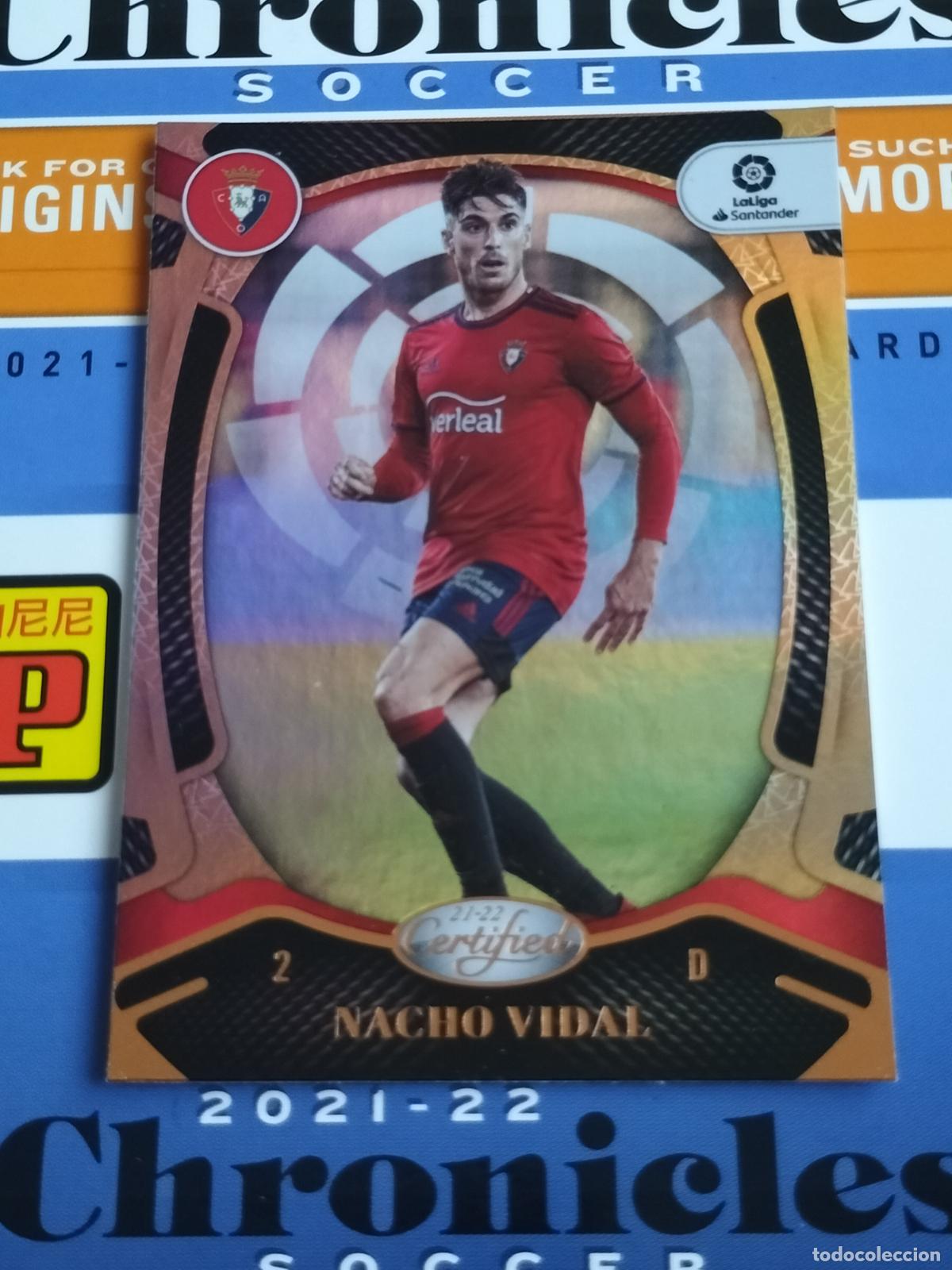 Fu&szlig;ball-Sticker: N&ordm; 146 NACHO VIDAL OSASUNA CARD CHRONICLES LA LIGA SOCCER 2021 2022 21 22 PANINI