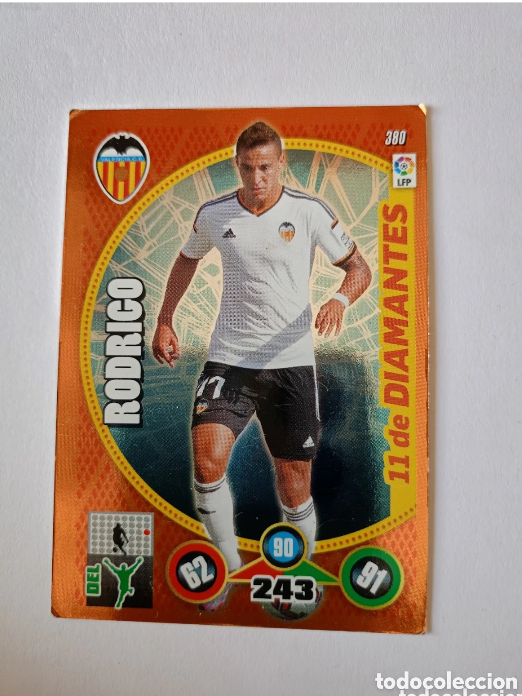 Cromos de f&uacute;tbol: 380 RODRIGO 11 DE DIAMANTE ADRENALYN 2014-15. PANINI.CROMO