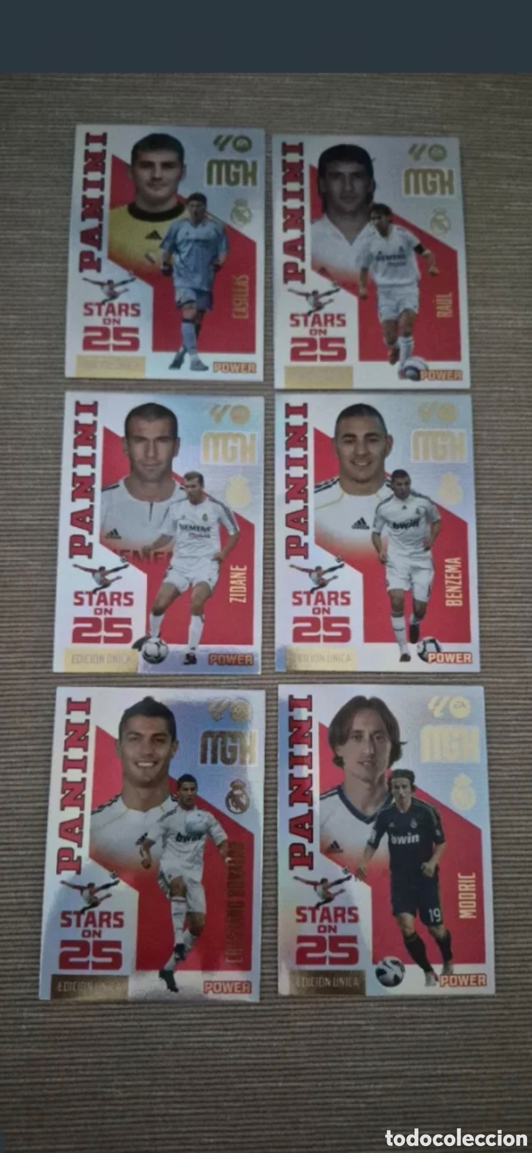 Cromos de Futebol: SEIS CROMOS MGK NUEVOS