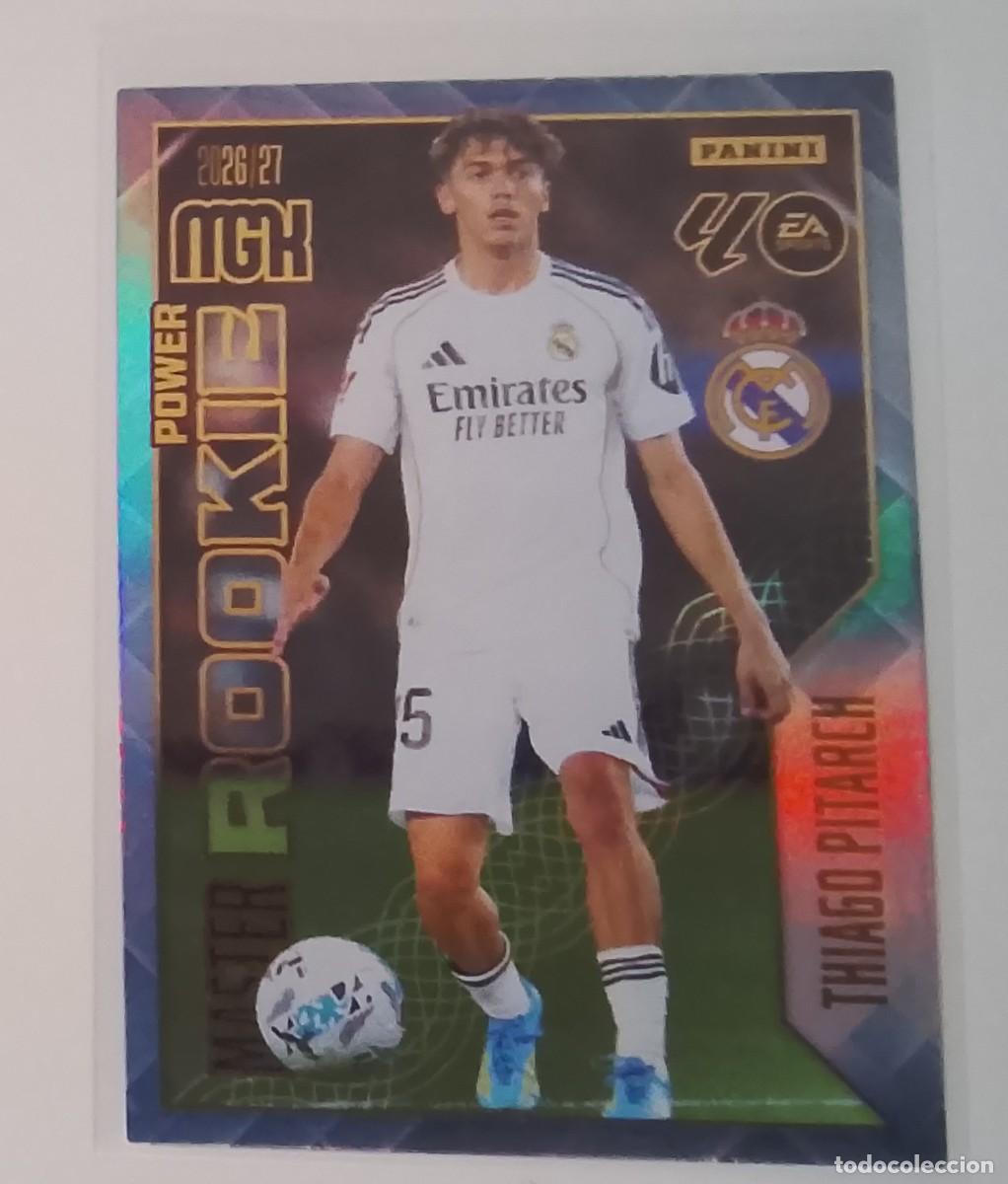 Fu&szlig;ball-Sticker: Megacracks mgk 26 27 m&aacute;ster rookie power Thiago pitarch real Madrid