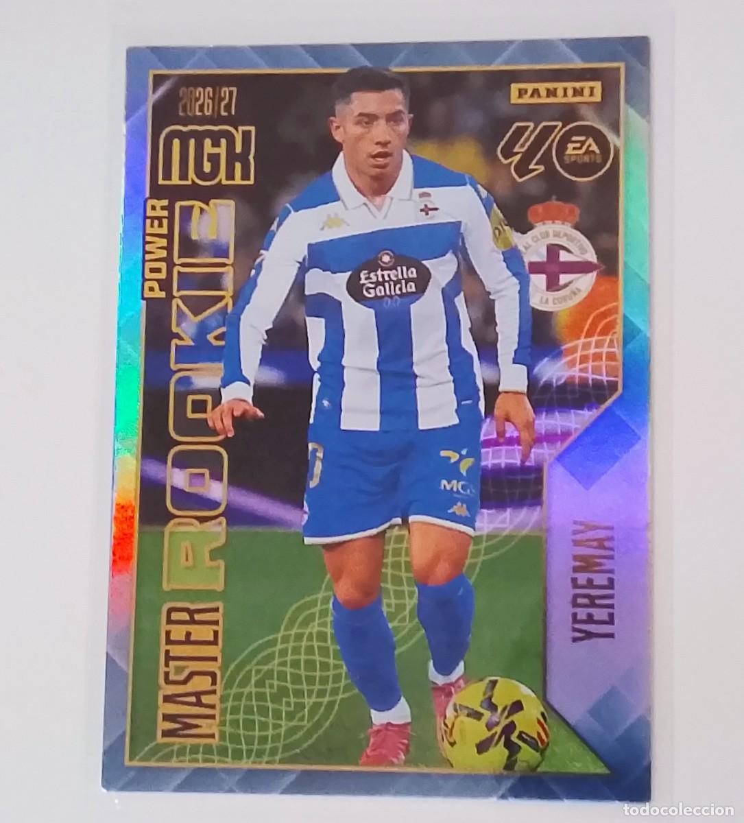 Fu&szlig;ball-Sticker: Megacracks mgk 26 27 m&aacute;ster rookie power yeremay deportivo coru&ntilde;a