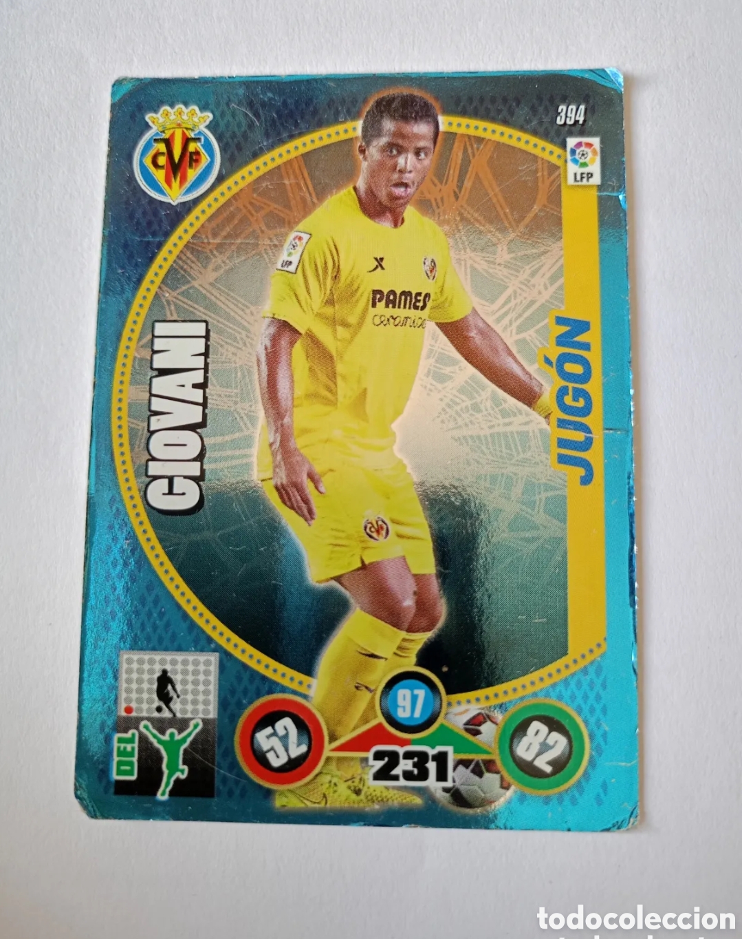 Cromos de Futebol: Cromo ADRENALYN 2014 2015 14/15 PANINI - JUG&Oacute;N - GIOVANI 394 VILLARREAL