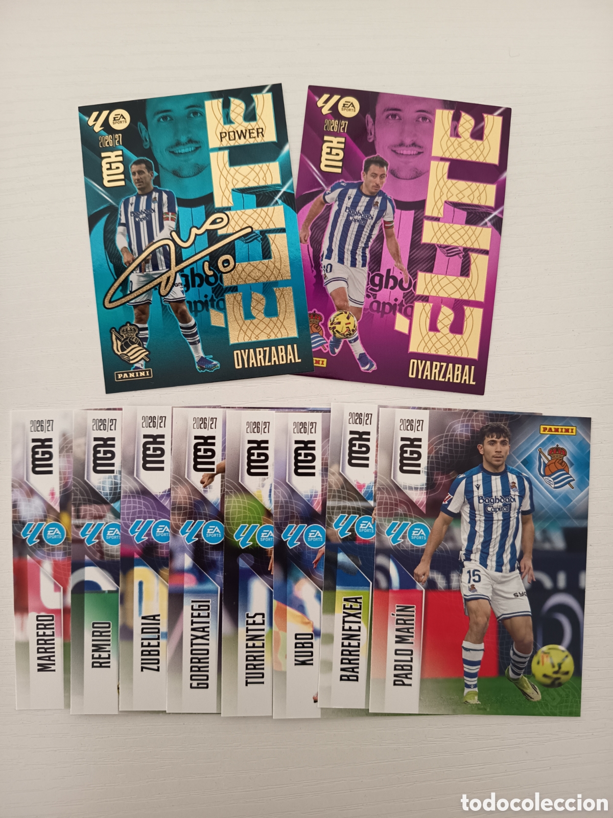 Cartes &agrave; collectionner de Football: Oyarzabal elite y elite power megacracks