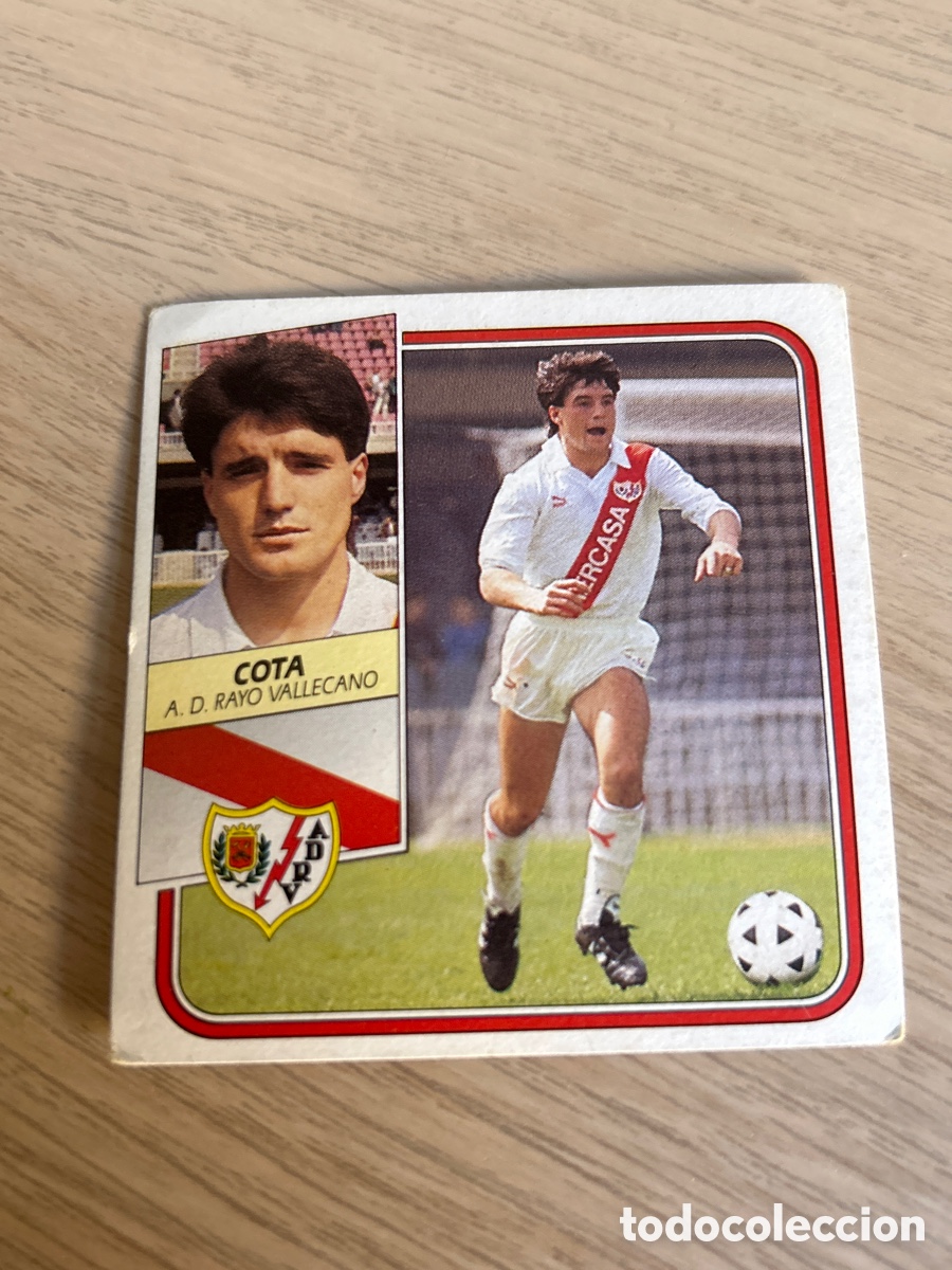 Cartes &agrave; collectionner de Football: COTA RAYO VALLECANO LIGA ESTE 1989 1990 89 90 SIN PEGAR NUNCA PEGADO