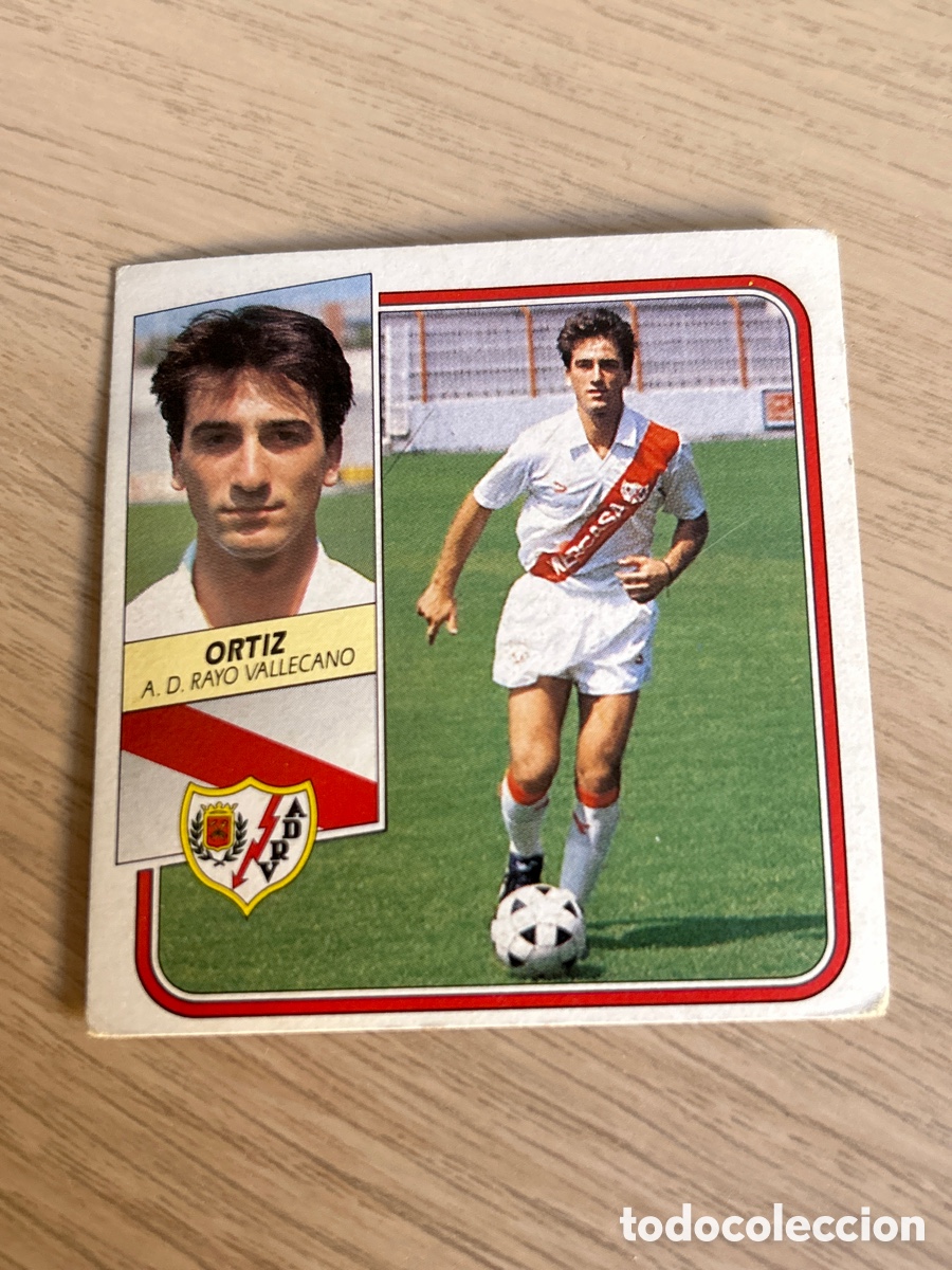 Cromos de Futebol: ORTIZ RAYO VALLECANO LIGA ESTE 1989 1990 89 90 SIN PEGAR NUNCA PEGADO